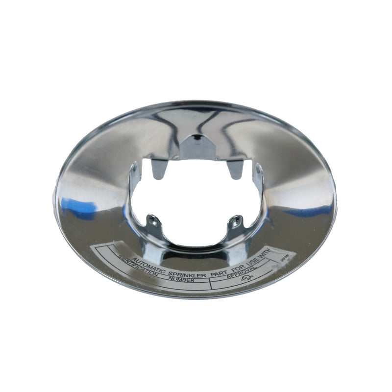 Star Model Celeste Flush Horizontal Sidewall Fire Sprinkler Escutcheon, Chrome - WeSupplyIt.com