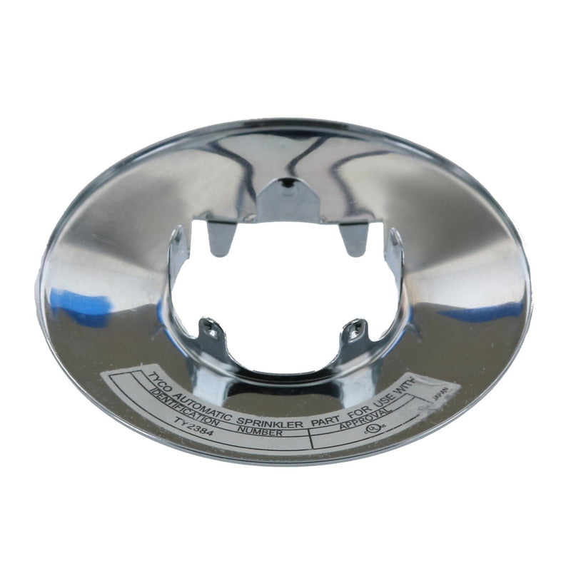Tyco Model LFII Flush Horizontal Sidewall Fire Sprinkler Escutcheon, Chrome, 56-124-9-001 - WeSupplyIt.com