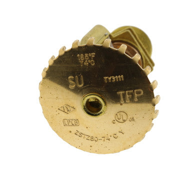 Tyco® TY3111 , Model TY-L, 5.6K, Upright, SR, 1/2" NPT, Brass, 165 Degree, 53-111-1-165, Fire Sprinkler Head