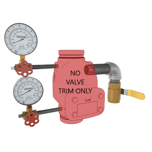 Viking® 07236USA Model F-1 & E-1 Easy Riser Swing Check Valve, Trim Only, Galvanized, for 3" USA Valve - WeSupplyIt.com