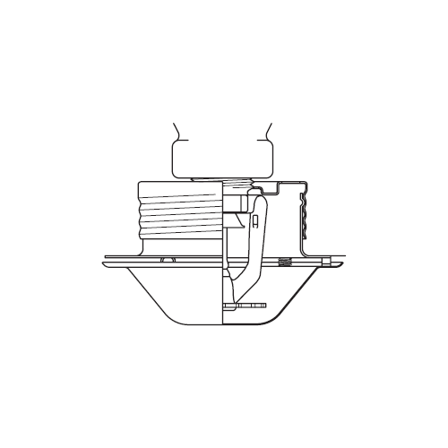 Tyco® TY2234, Series LFII, 4.9K, 1/2” NPT, Residential Concealed Pendent Sprinkler, QR, Brass, 155 Degree, 51-873-1-155, Fire Sprinkler Head - WeSupplyIt.com