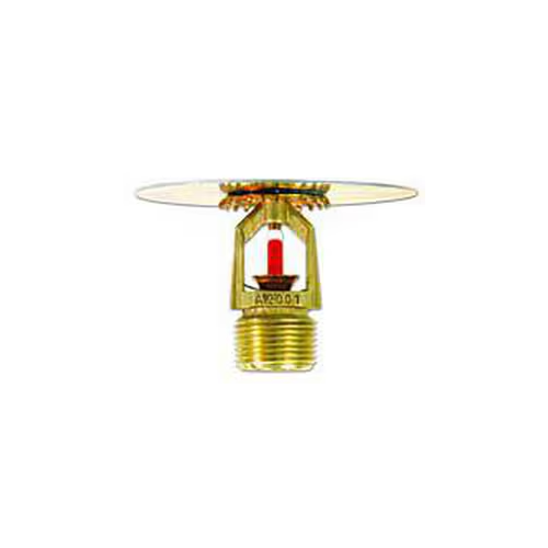 Tyco® TY3153, Model TY-B, 5.6K, 1/2” NPT, Intermediate Level Upright Sprinkler w/Shield, Storage Sprinkler, SR, Brass, 155 Degree, 57-533-1-155, Fire Sprinkler Head - WeSupplyIt.com