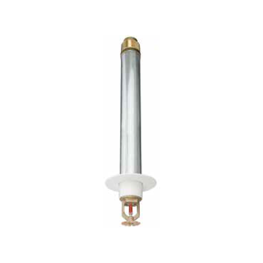 Tyco® TY3255, Model DS-1, Dry, Standard Coverage, Pendent With Standard Escutcheon, 5.6K, SR, 1” NPT, Brass, 155 Degree, 48” Length, 60-961-2-480, Fire Sprinkler Head - WeSupplyIt.com