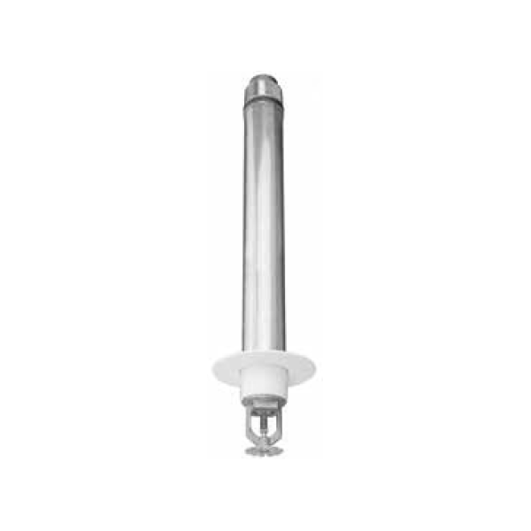 Tyco® TY3255, Model DS-1, Dry, Standard Coverage, Pendent With Standard Escutcheon, 5.6K, SR, 1” NPT, Brass, 135 Degree, 48” Length, 60-960-2-480, Fire Sprinkler Head - WeSupplyIt.com
