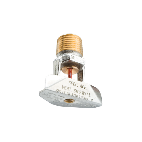 Tyco® TY3488, Model WS, Specific Application Window Sprinkler, 5.6K, Pendent Vertical Sidewall, QR, 1/2" NPT, Chrome, 155 Degree, 50-304-9-155, Fire Sprinkler Head - WeSupplyIt.com