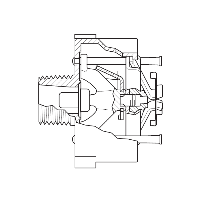 Tyco® TY3521, Series RFII, Royal Flush II, 5.6K, Concealed, Horizontal Sidewall, QR, 1/2" NPT, Brass, 212 Degree, 50-550-1-212, Fire Sprinkler Head - WeSupplyIt.com