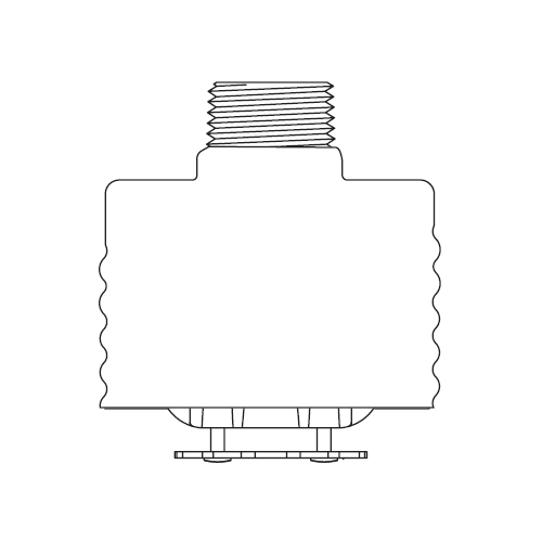 Tyco® TY3537, Series RFII-MRI, Royal Flush II, Extended Coverage, 5.6K, Concealed Pendent, QR, 1/2" NPT, Brass, 200 Degree, 51-802-1-200, Fire Sprinkler Head - WeSupplyIt.com