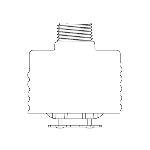 Tyco® TY3551, Series RFII, Royal Flush II, 5.6K, Concealed Pendent, SR, 1/2" NPT, Brass, 200 Degree, 51-790-1-200, Fire Sprinkler Head - WeSupplyIt.com