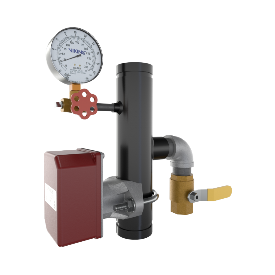 Viking® 14852 EasyPac Commercial Riser Assembly With Ball Valve, Groov ...