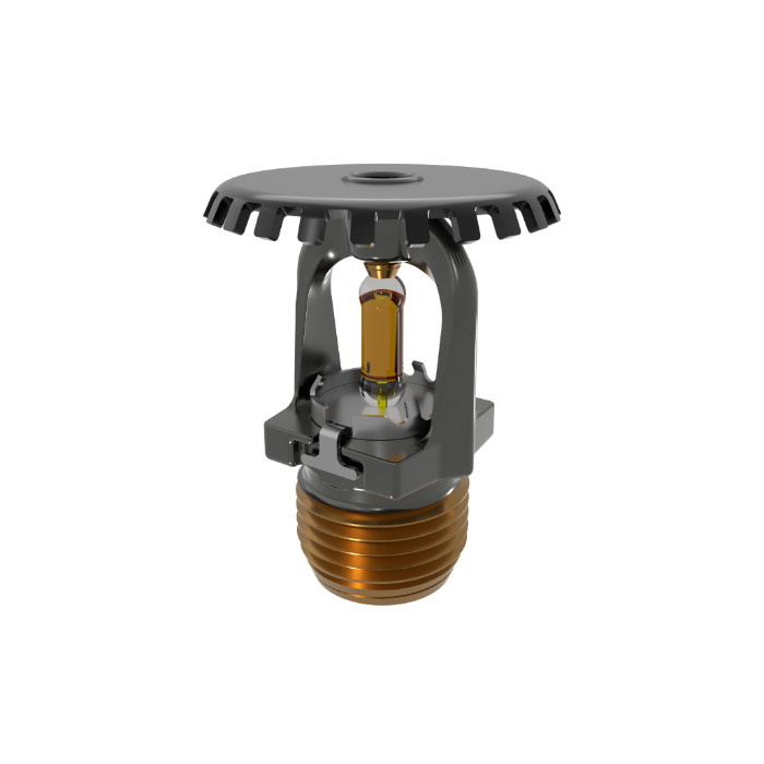 Viking® VK1001, XT1 High Pressure 250 PSI, 5.6K, Standard, Upright, SR, 1/2" NPT, Black, 135 Degree 23867MA/B Fire Sprinkler Head - WeSupplyIt.com