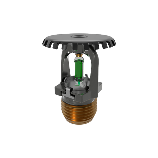 Viking® VK1001, XT1 High Pressure 250 PSI, 5.6K, Standard, Upright, SR, 1/2" NPT, Black, 200 Degree 23867ME/B Fire Sprinkler Head - WeSupplyIt.com