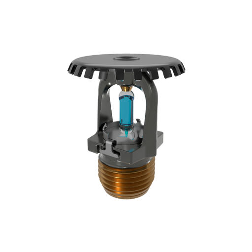 Viking® VK1001, XT1 High Pressure 250 PSI, 5.6K, Standard, Upright, SR, 1/2" NPT, Black, 286 Degree 23867MG/B Fire Sprinkler Head - WeSupplyIt.com