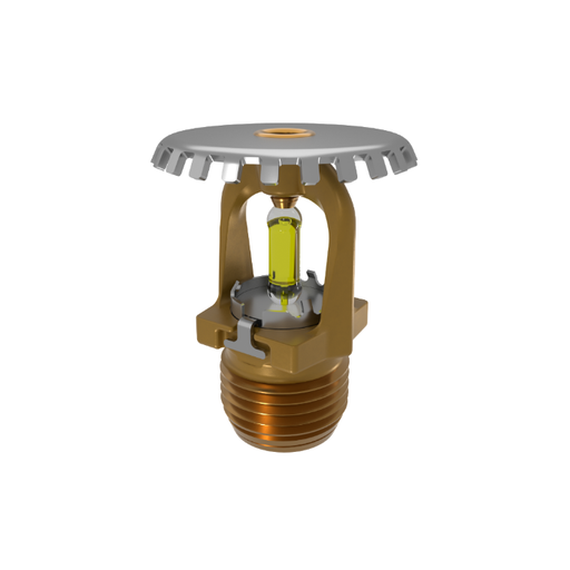 Viking® VK1001, XT1 High Pressure 250 PSI, 5.6K, Standard, Upright, SR, 1/2" NPT, Brass, 175 Degree 23867AD Fire Sprinkler Head - WeSupplyIt.com