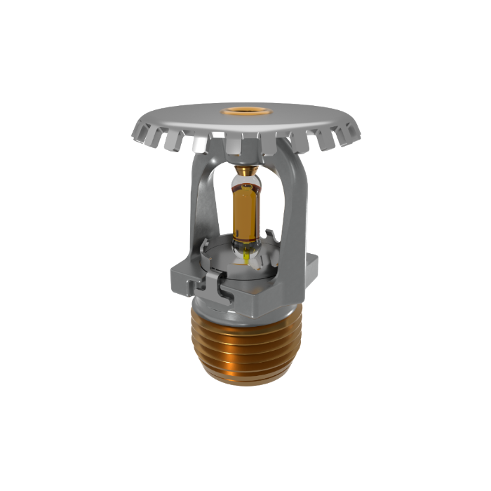 Viking® VK1001, XT1 High Pressure 250 PSI, 5.6K, Standard, Upright, SR, 1/2" NPT, Chrome, 135 Degree 23867FA Fire Sprinkler Head - WeSupplyIt.com