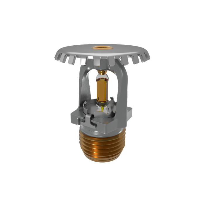 Viking® VK1001, Model XT1, 5.6K, Standard, Upright, SR, 1/2" NPT, Chrome, 135 Degree, 23867FA Fire Sprinkler Head - WeSupplyIt.com