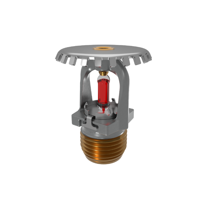 Viking® VK1001, XT1 High Pressure 250 PSI, 5.6K, Standard, Upright, SR, 1/2" NPT, Chrome, 155 Degree 23867FB Fire Sprinkler Head - WeSupplyIt.com