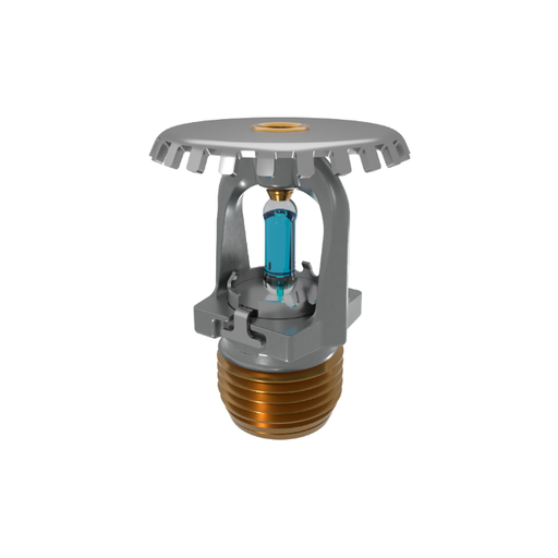 Viking® VK1001, Model XT1, 5.6K, Standard, Upright, SR, 1/2" NPT, Chrome, 286 Degree, 23867FG Fire Sprinkler Head - WeSupplyIt.com