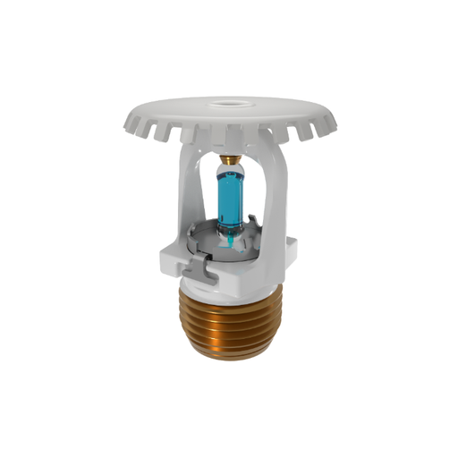 Viking® VK1001, XT1 High Pressure 250 PSI, 5.6K, Standard, Upright, SR, 1/2" NPT, White, 286 Degree 23867MG/W Fire Sprinkler Head - WeSupplyIt.com