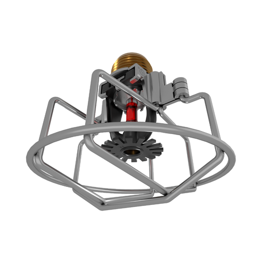 Viking® VK1021, XT1, Intermediate Level/In-Rack, Preassembled w/ Guard, 5.6K, Pendent, SR, 1/2" NPT, Black, 155 Degree 23868MB/BG Fire Sprinkler Head - WeSupplyIt.com