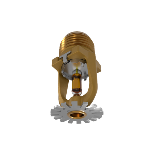 Viking® VK1021, XT1 High Pressure 250 PSI, 5.6K, Standard, Pendent, SR, 1/2" NPT, Brass, 135 Degree 23868AA Fire Sprinkler Head - WeSupplyIt.com