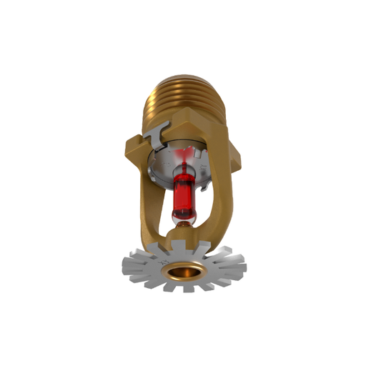 Viking® VK1021, XT1 High Pressure 250 PSI, 5.6K, Standard, Pendent, SR, 1/2" NPT, Brass, 155 Degree 23868AB Fire Sprinkler Head - WeSupplyIt.com