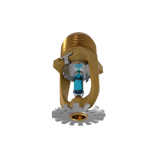 Viking® VK1021, XT1 High Pressure 250 PSI, 5.6K, Standard, Pendent, SR, 1/2" NPT, Brass, 286 Degree 23868AG Fire Sprinkler Head - WeSupplyIt.com