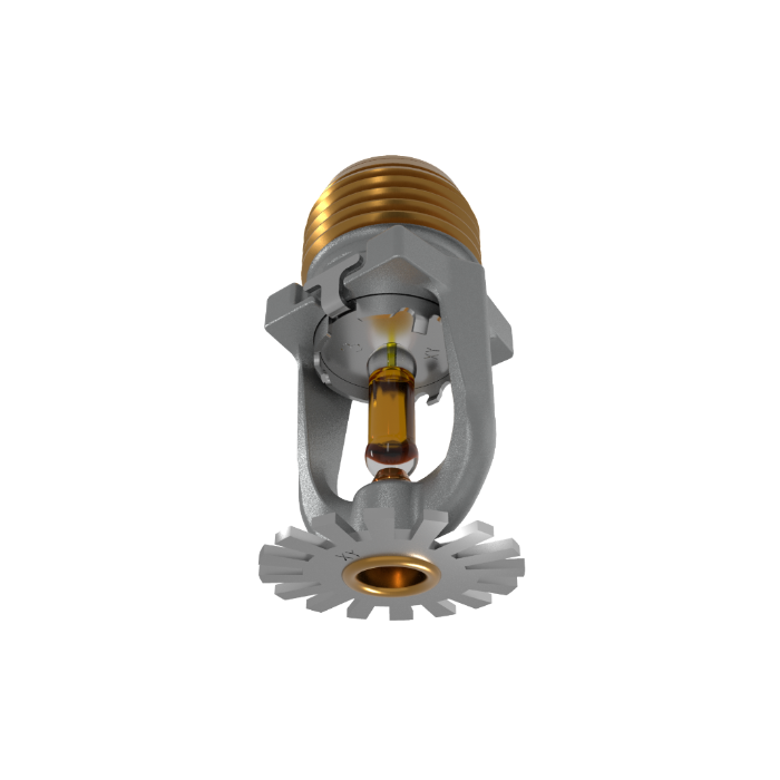 Viking® VK1021, Model XT1, 5.6K, Standard, Pendent, SR, 1/2" NPT, Chrome, 135 Degree 23868FA Fire Sprinkler Head - WeSupplyIt.com