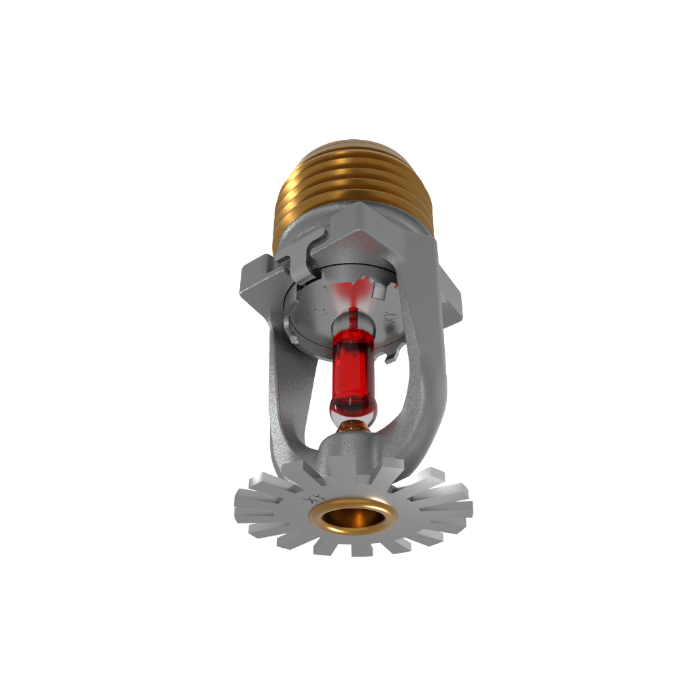 Viking® VK1021, Model XT1, 5.6K, Standard, Pendent, SR, 1/2" NPT, Chrome, 155 Degree 23868FB Fire Sprinkler Head - WeSupplyIt.com