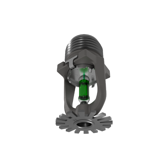 Viking® VK1021, XT1 High Pressure 250 PSI, 5.6K, Standard, Pendent, SR, 1/2" NPT, Nickel PTFE (ENT), 200 Degree 23868JNE Fire Sprinkler Head - WeSupplyIt.com