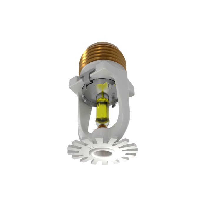 Viking® VK1021, XT1 High Pressure 250 PSI, 5.6K, Standard, Pendent, SR, 1/2" NPT, White, 175 Degree, 23868MD/W Fire Sprinkler Head - WeSupplyIt.com