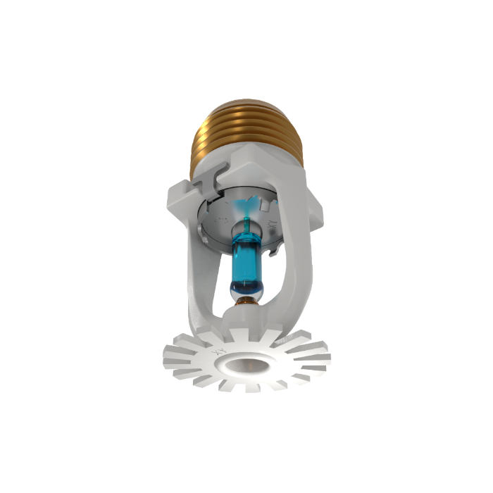 Viking® VK1021, Model XT1, 5.6K, Standard, Pendent, SR, 1/2" NPT, White, 286 Degree, 23868MG/W Fire Sprinkler Head - WeSupplyIt.com