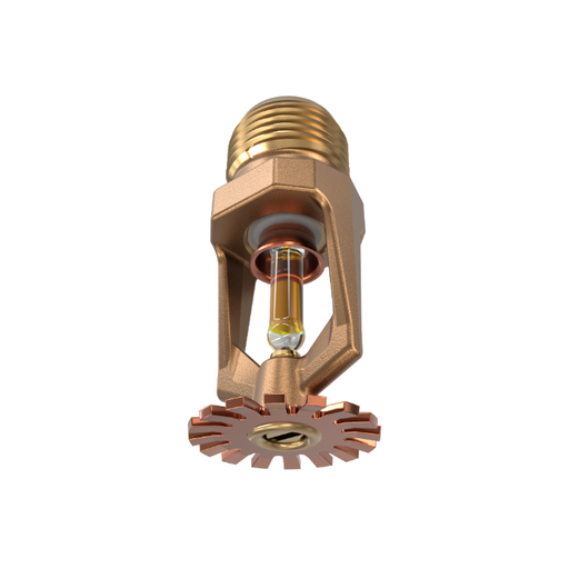 Viking® VK102, Model M, 5.6K, Standard, Pendent, SR, 1/2" NPT, Brass 135 Degree 12987AA Fire Sprinkler Head - WeSupplyIt.com