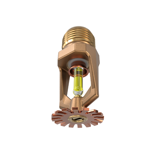 Viking® VK102, Model M, 5.6K, Standard, Pendent, SR, 1/2" NPT, Brass 175 Degree 12987AD Fire Sprinkler Head - WeSupplyIt.com