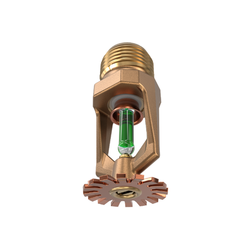 Viking® VK102, Model M, 5.6K, Standard, Pendent, SR, 1/2" NPT, Brass 200 Degree 12987AE Fire Sprinkler Head - WeSupplyIt.com