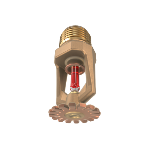 Viking® VK102, Model M, 5.6K, Standard, Pendent, SR, 1/2" NPT, Wax Coated Brass 155 Degree 12987CB Fire Sprinkler Head - WeSupplyIt.com