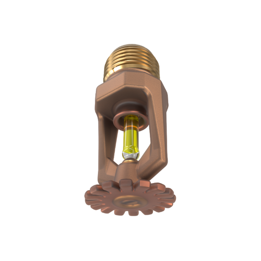 Viking® VK102, Model M, 5.6K, Standard, Pendent, SR, 1/2" NPT, Wax Coated Brass 175 Degree 12987CD Fire Sprinkler Head - WeSupplyIt.com