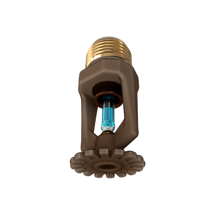 Viking® VK102, Model M, 5.6K, Standard, Pendent, SR, 1/2" NPT, Wax Coated White 286 Degree 12987VG/W Fire Sprinkler Head - WeSupplyIt.com