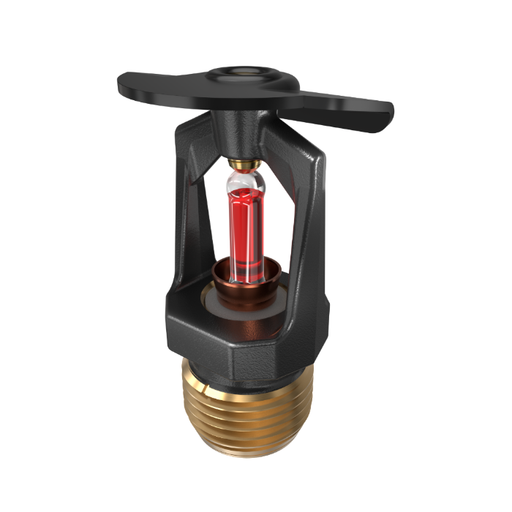 Viking® VK106, Model M, 5.6K, Standard, Vertical Sidewall, SR, 1/2" NPT, Black, 155 Degree 12996MB/B Fire Sprinkler Head - WeSupplyIt.com