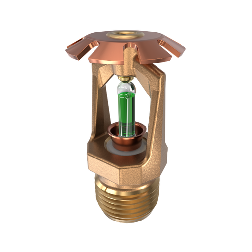 Viking® VK118, Model M, 5.6K, Standard, Conventional, SR, 1/2" NPT, Brass, 200 Degree 19383AE Fire Sprinkler Head - WeSupplyIt.com