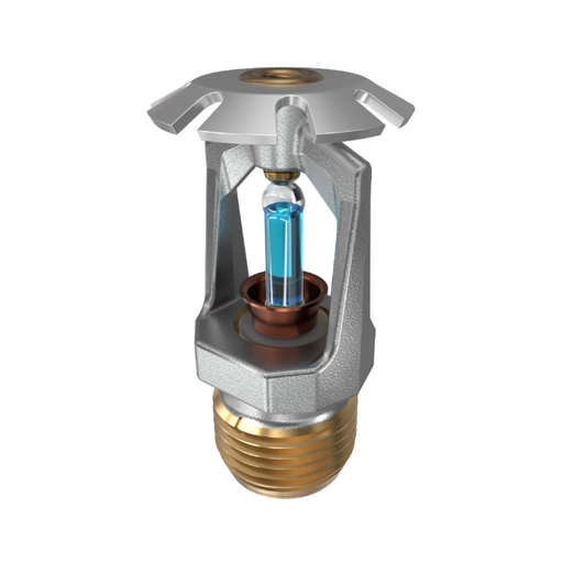 Viking® VK118, Model M, 5.6K, Standard, Conventional, SR, 1/2" NPT, Chrome, 286 Degree 19383FG Fire Sprinkler Head - WeSupplyIt.com