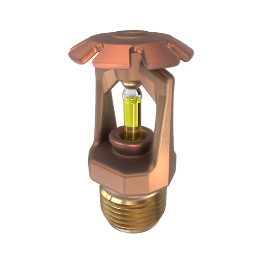 Viking® VK118, Model M, 5.6K, Standard, Conventional, SR, 1/2" NPT, Wax Coated Brass, 175 Degree 19383CD Fire Sprinkler Head - WeSupplyIt.com