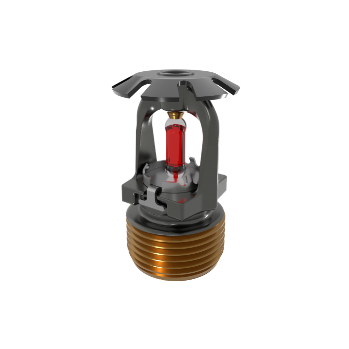 Viking® VK1201, Conventional, 8.0K, SR, 3/4" NPT, Black, 155 Degree 23911MB/B Fire Sprinkler Head - WeSupplyIt.com