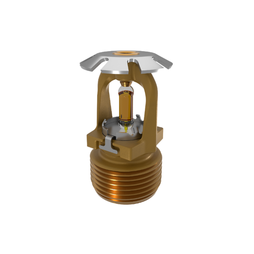 Viking® VK1201, Conventional, 8.0K, SR, 3/4" NPT, Brass, 135 Degree 23911AA Fire Sprinkler Head - WeSupplyIt.com