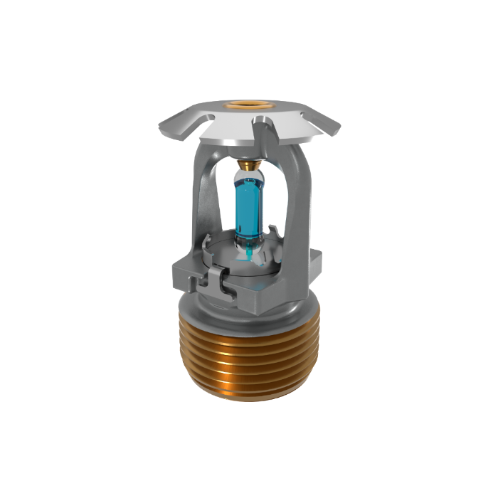 Viking® VK1201, Conventional, 8.0K, SR, 3/4" NPT, Chrome, 286 Degree 23911FG Fire Sprinkler Head - WeSupplyIt.com