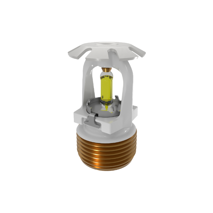 Viking® VK1201, Conventional, 8.0K, SR, 3/4" NPT, White, 175 Degree 23911MD/W Fire Sprinkler Head - WeSupplyIt.com