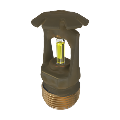 Viking® VK120, Model M, 8.0K, Standard, Conventional, SR, 3/4" NPT, Wax Coated Black, 175 Degree 18270VD/B Fire Sprinkler Head - WeSupplyIt.com