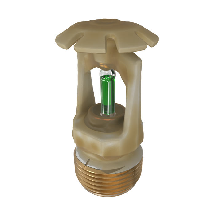 Viking® VK120, Model M, 8.0K, Standard, Conventional, SR, 3/4" NPT, Wax Coated White, 200 Degree 18270VE/W Fire Sprinkler Head - WeSupplyIt.com
