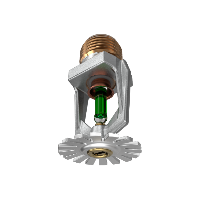 Viking® VK122, Micromatic® HP High Pressure 250 PSI, 5.6K, Standard, Pendent, SR, 1/2" NPT, Chrome, 200 Degree 09992FE Fire Sprinkler Head - WeSupplyIt.com