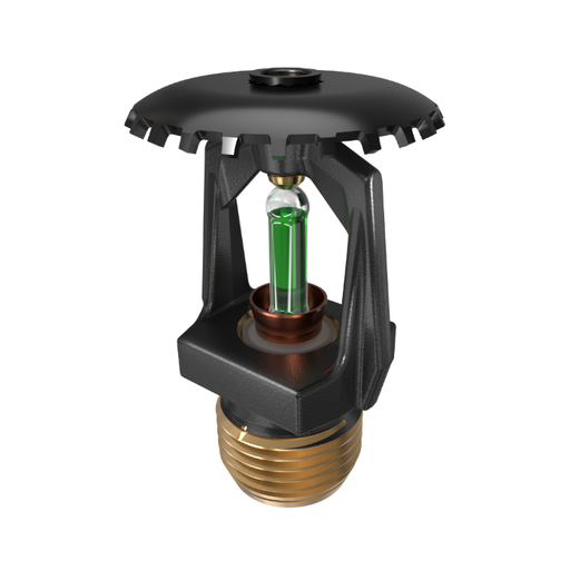 Viking® VK124, Micromatic® HP High Pressure 250 PSI, 5.6K, Standard, Upright, SR, 1/2" NPT, Black, 200 Degree 09993ME/B Fire Sprinkler Head - WeSupplyIt.com