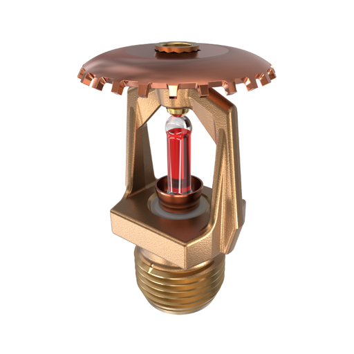 Viking® VK124, Micromatic® HP High Pressure 250 PSI, 5.6K, Standard, Upright, SR, 1/2" NPT, Brass, 155 Degree 09993AB Fire Sprinkler Head - WeSupplyIt.com